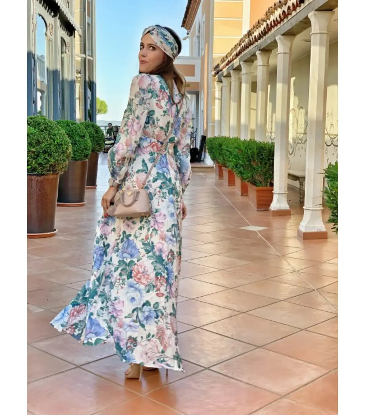Zimmermann Verity Plunge Long Dress Dreamy Print Size 3 / AU 14 photo 4