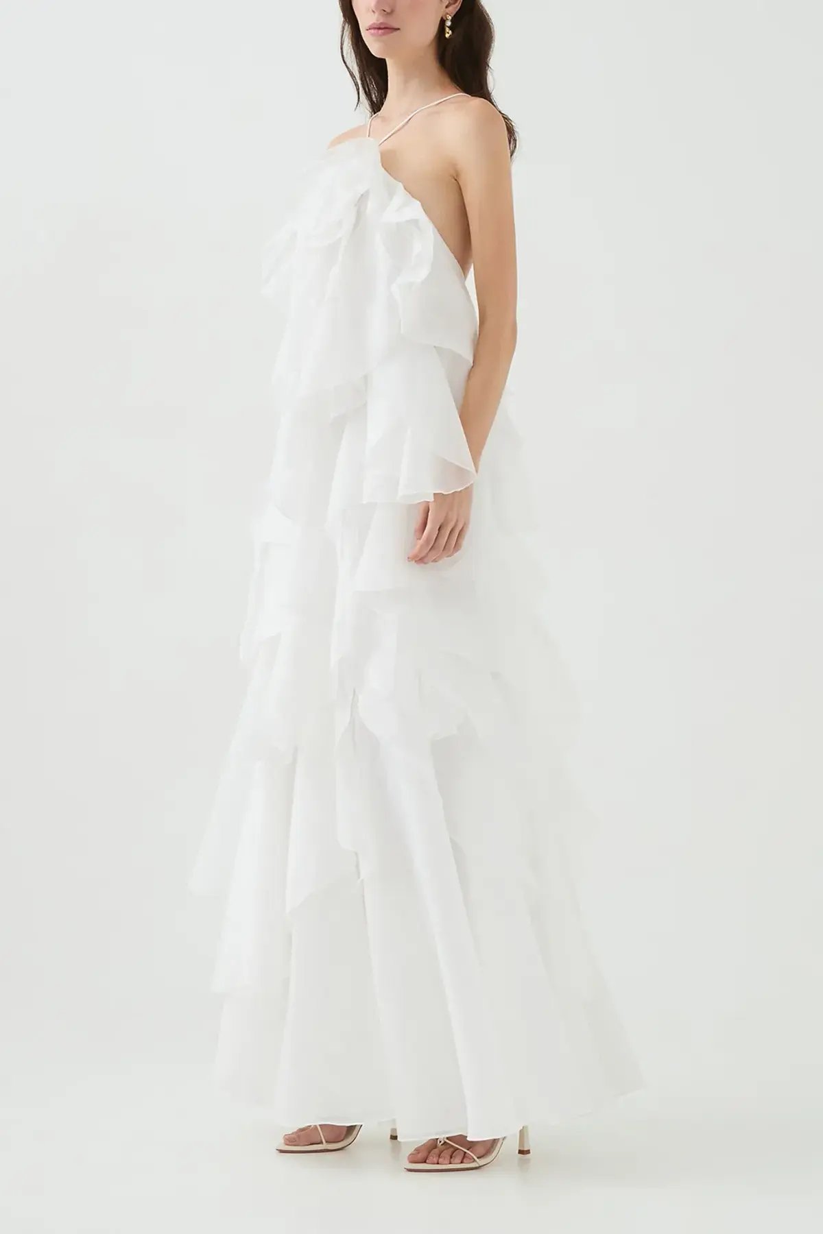 Aje Pandorea Maxi Dress in White photo 4