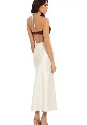 BEC & BRIDGE NADIA CUT OUT DRESS IVORY SIZE 8 photo 2