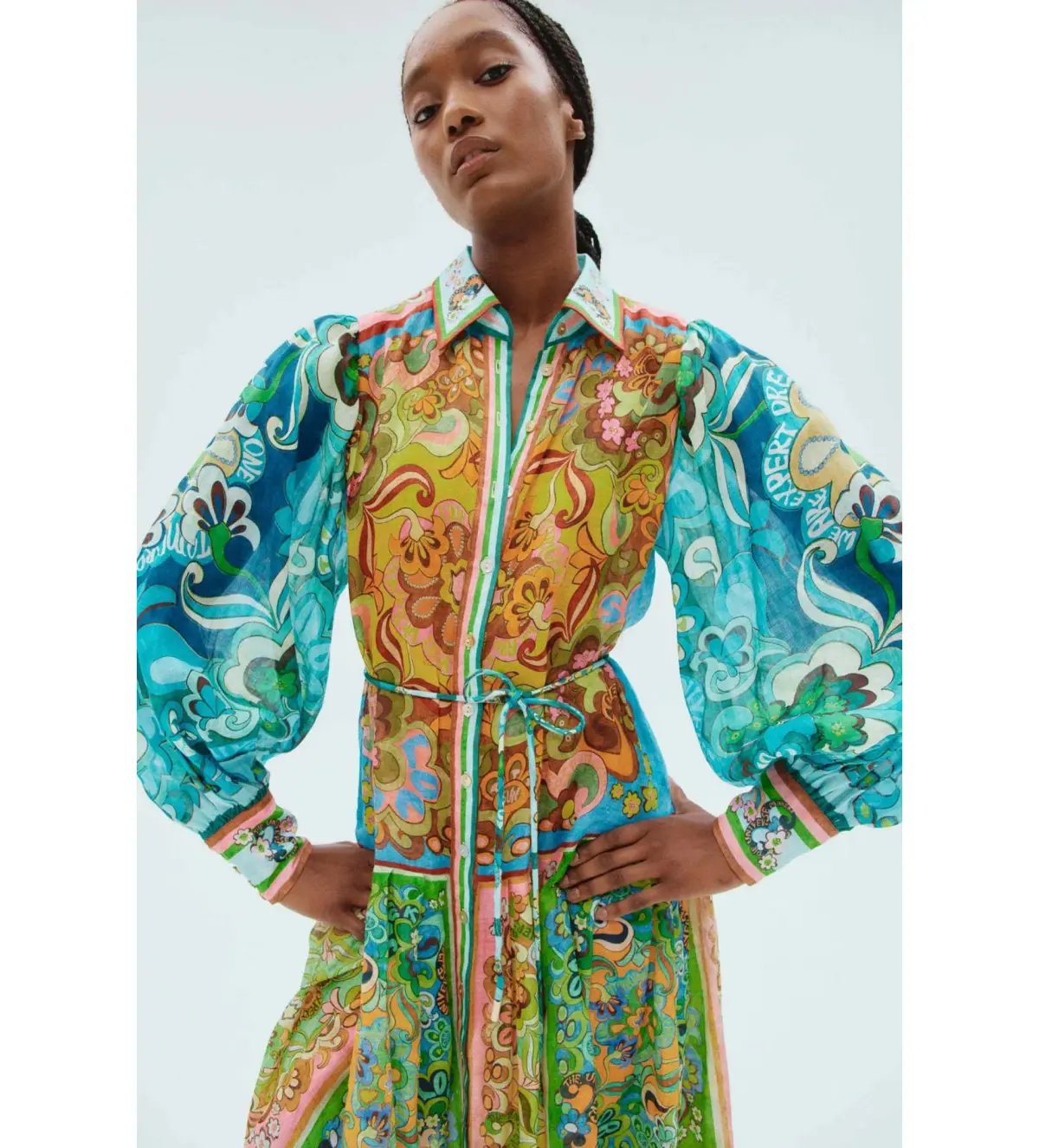 Alemais Dreamer Shirtdress Multi Size 16 photo 2