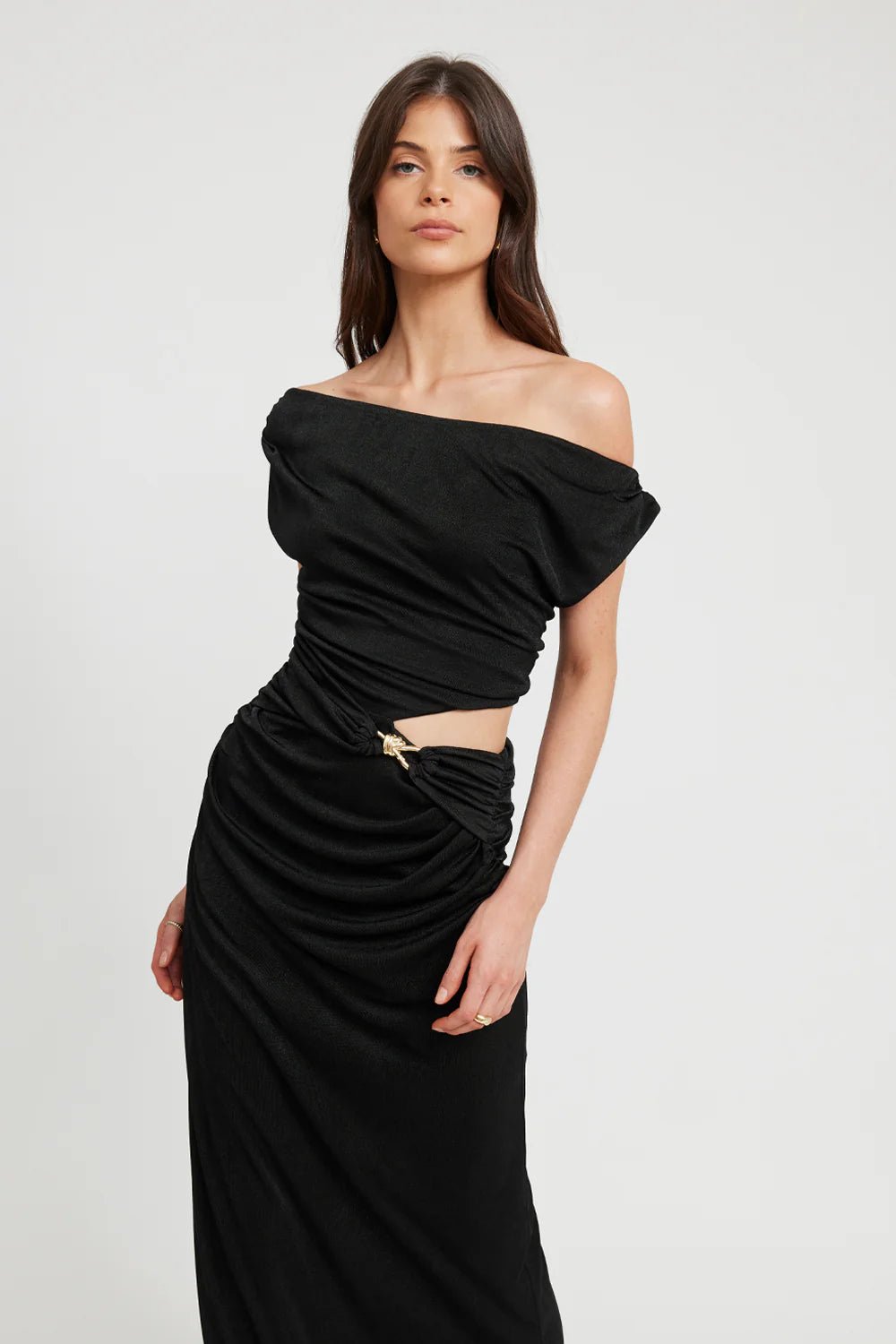 TOJHÀ KAIA DRESS - BLACK photo 2