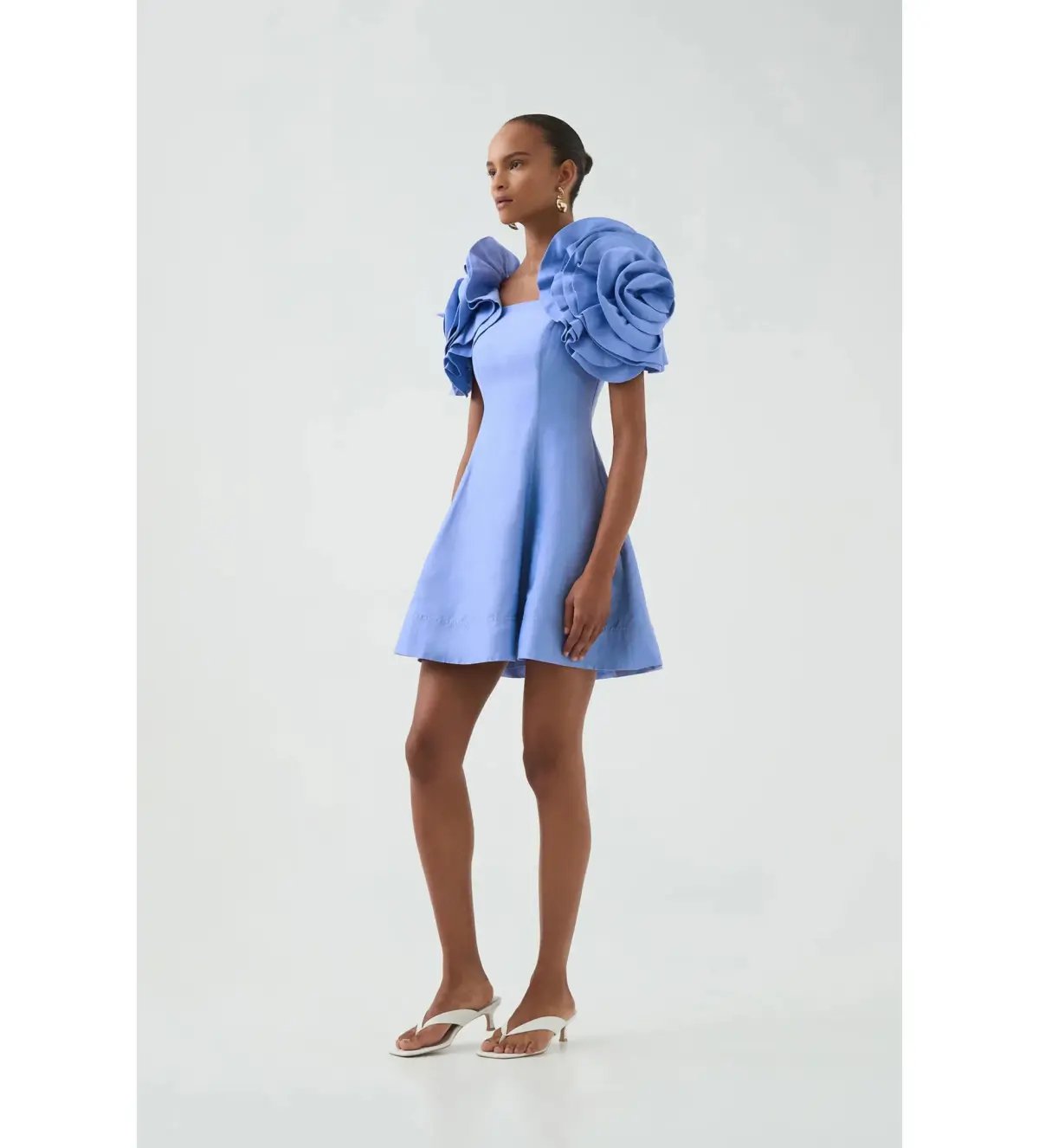 Aje Twyla Mini Dress in Oyster Blue Size M / AU 10 photo 2