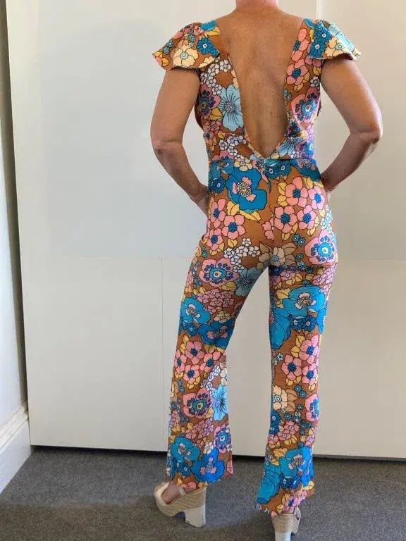 Dodo Bar Or Jenny Jumpsuit Print Size 8 photo 5