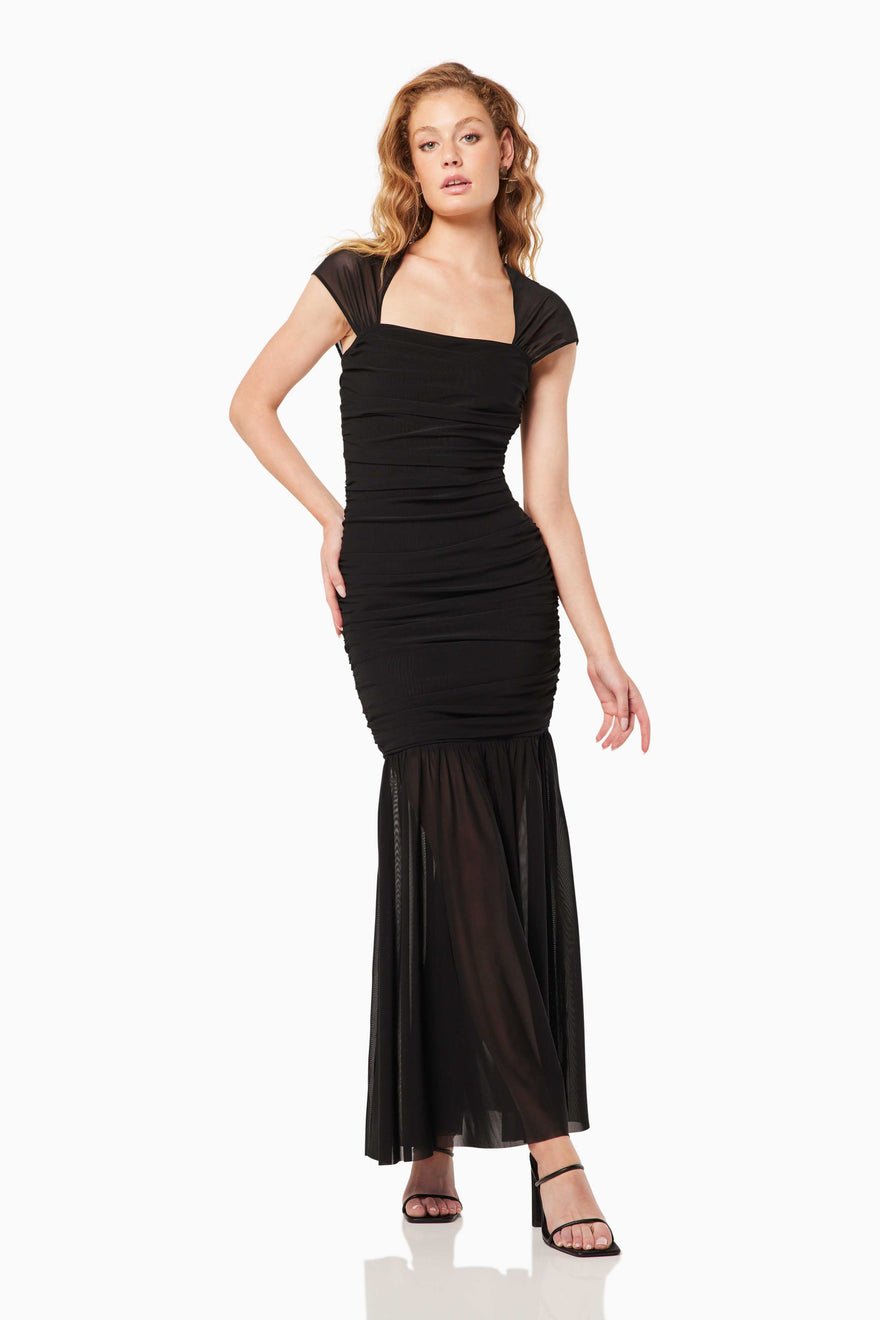 Elliatt Capra Maxi Dress - Black photo 3