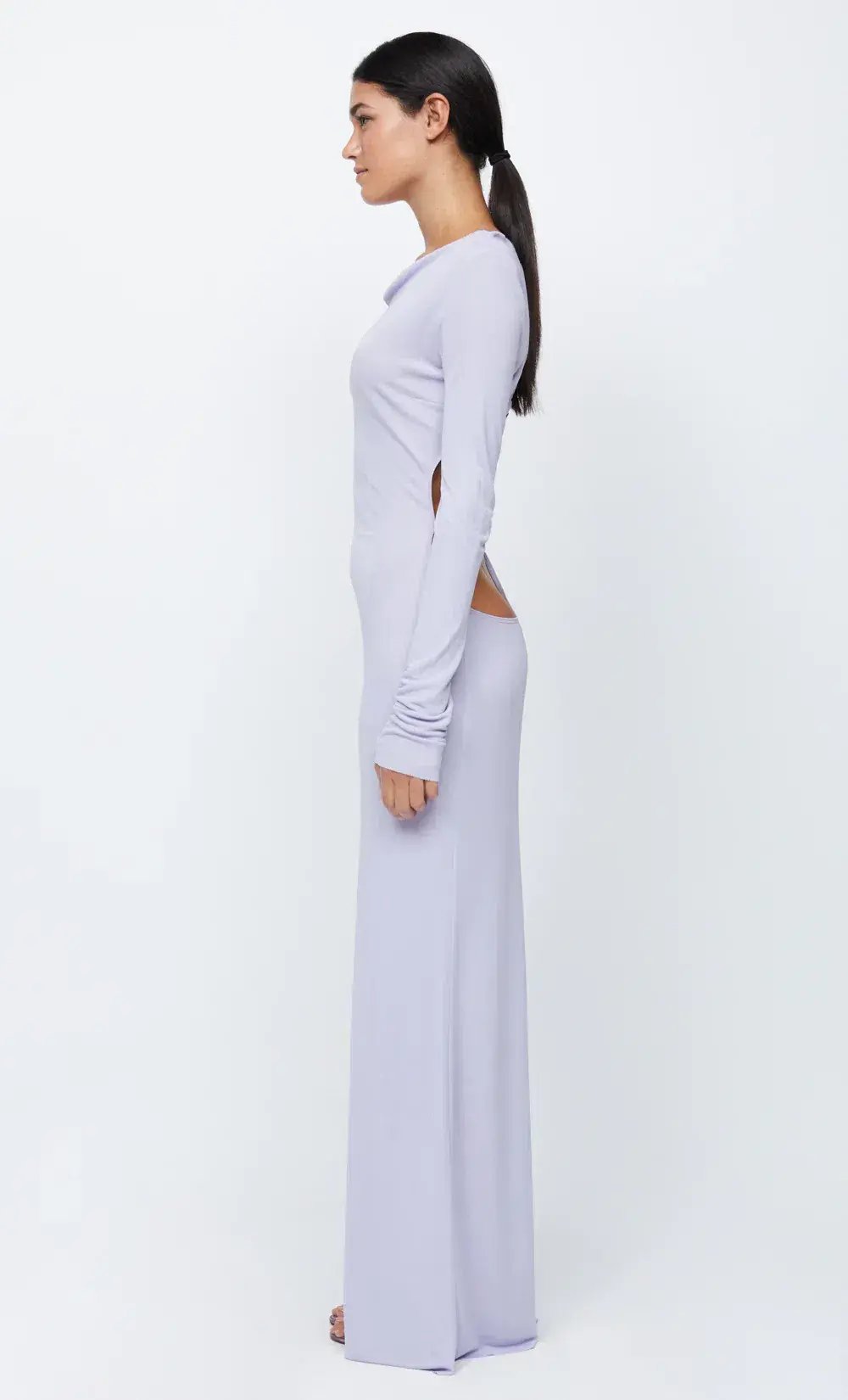 Bec & Bridge Amara Long Sleeve Maxi Dress Lilac Size 8 photo 5