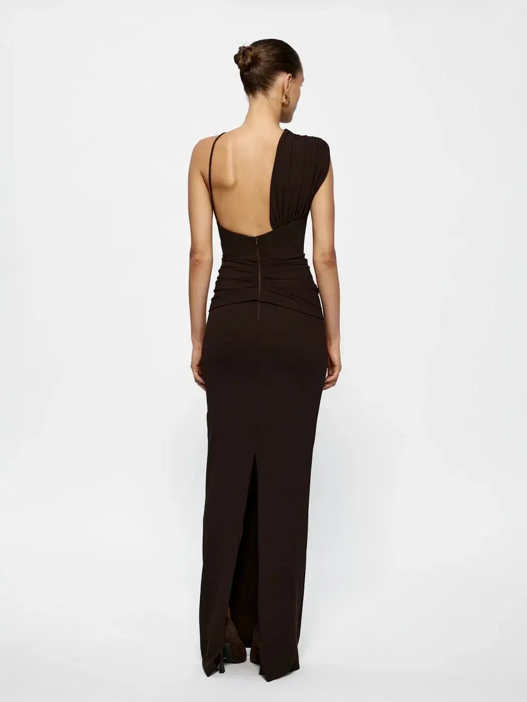Effie Kats Greer Gown Coffee - Size 8 photo 4