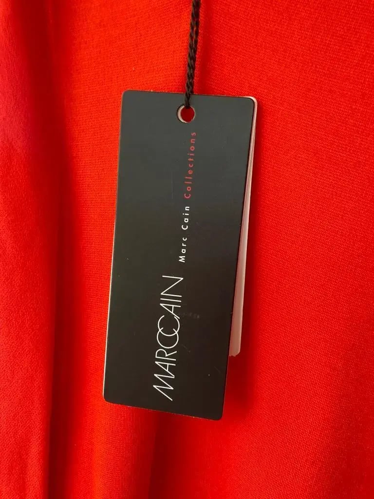 Marc Cain Orange Dress Size 12 photo 2