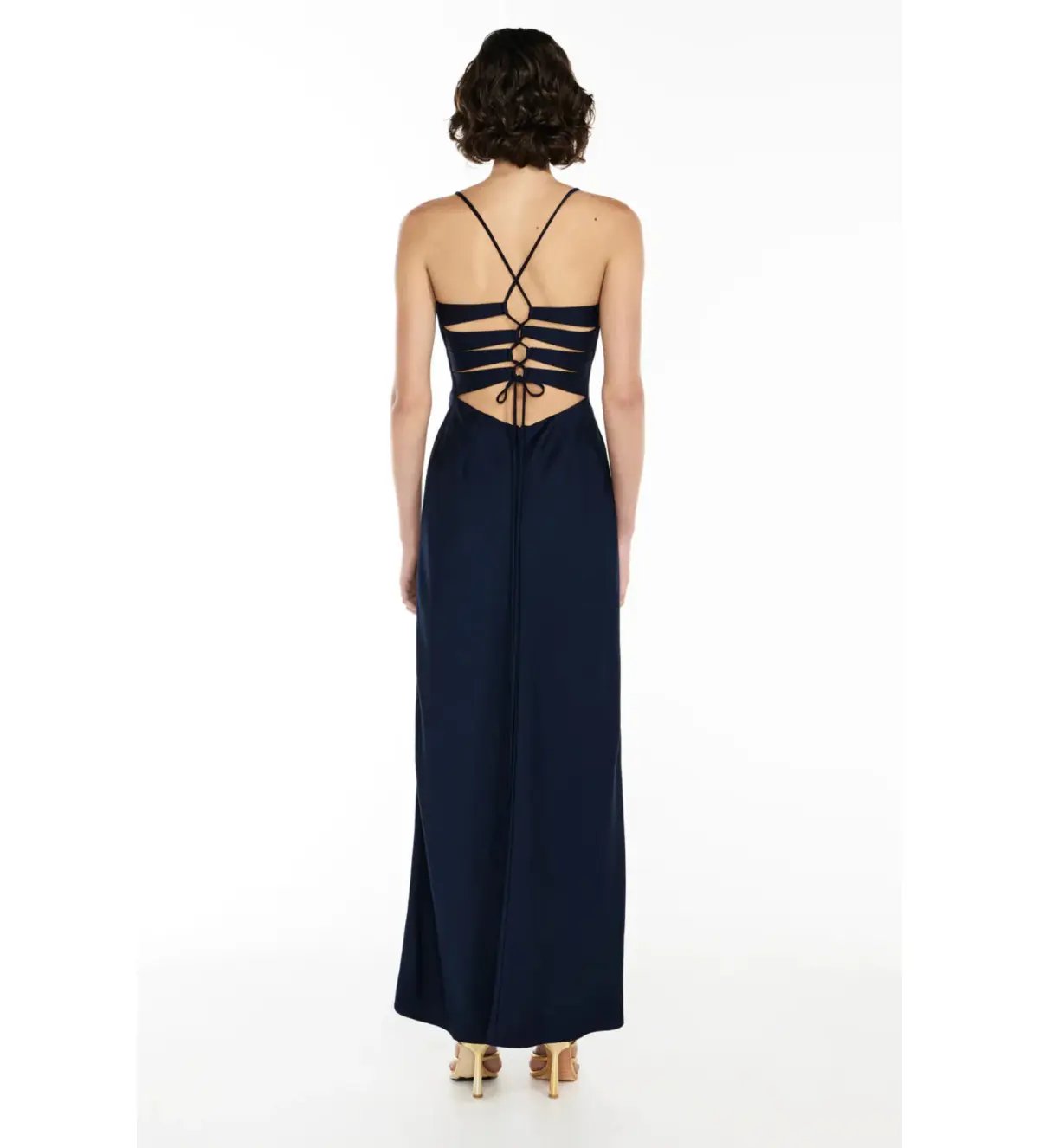 Manning Cartell Navy Time To Shine Slip Maxi Dress in Blue Size AU 6 photo 2
