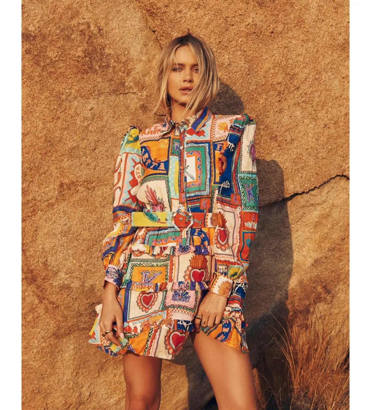 Kate Ford Viatoris Layered Dress Print Size 10 photo 2