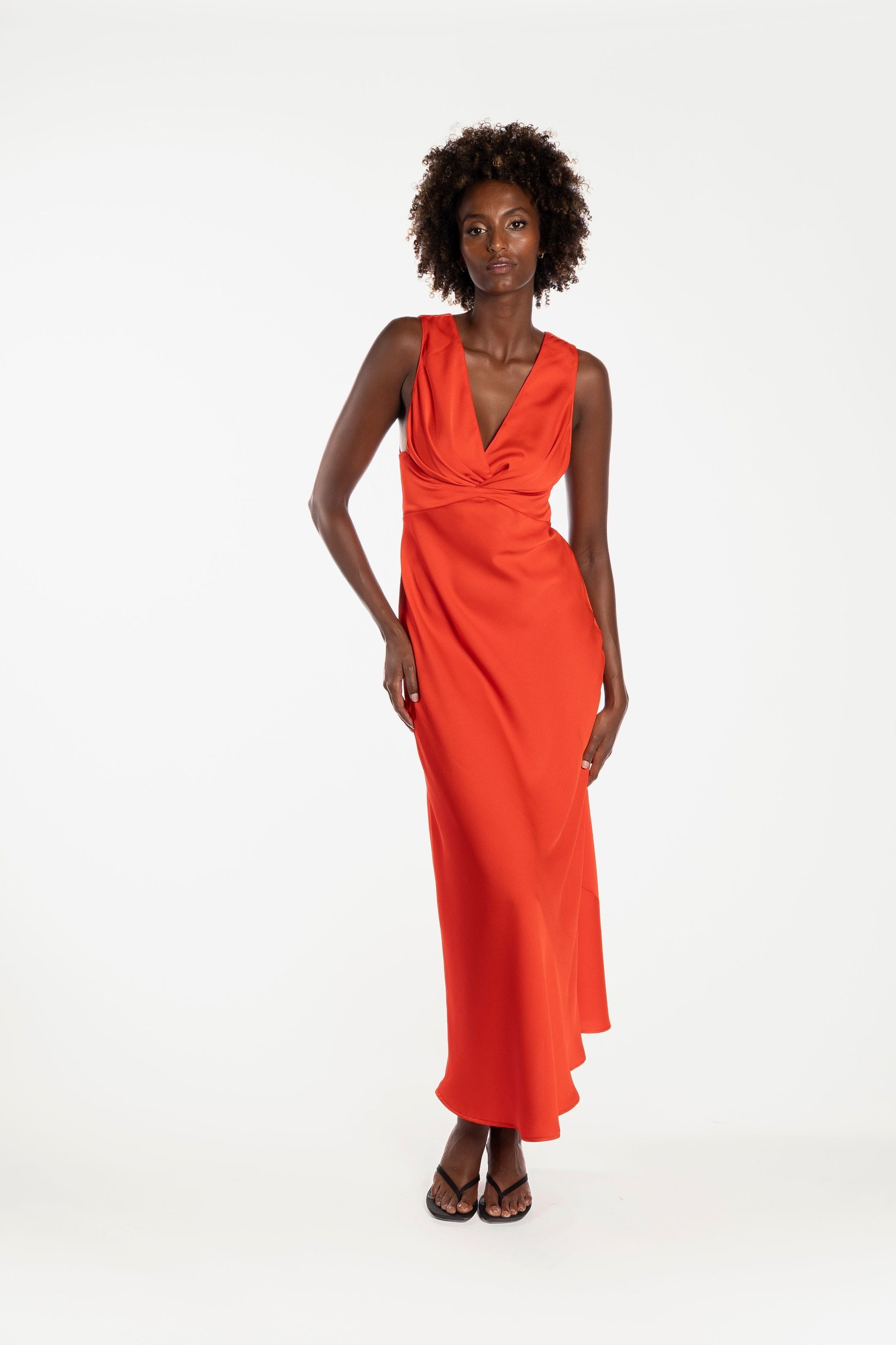 ONE FELL SWOOP CLARA DRESS - PIMENTO photo 2