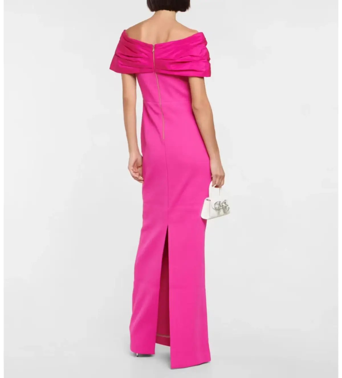 Rebecca Vallance Cupids Bow Gown Maxi Dress in Pink Size Small/ AU 8 photo 3