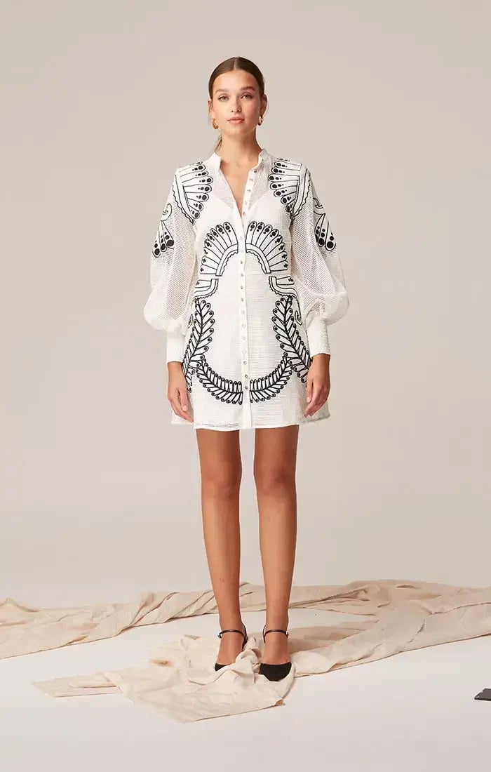 Keepsake The Label Alchemy Long Sleeve Mini Dress Print Size 6 photo 2