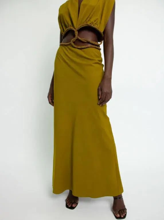 Christopher Esber Crystal Interweave Dress Size 8 photo 5
