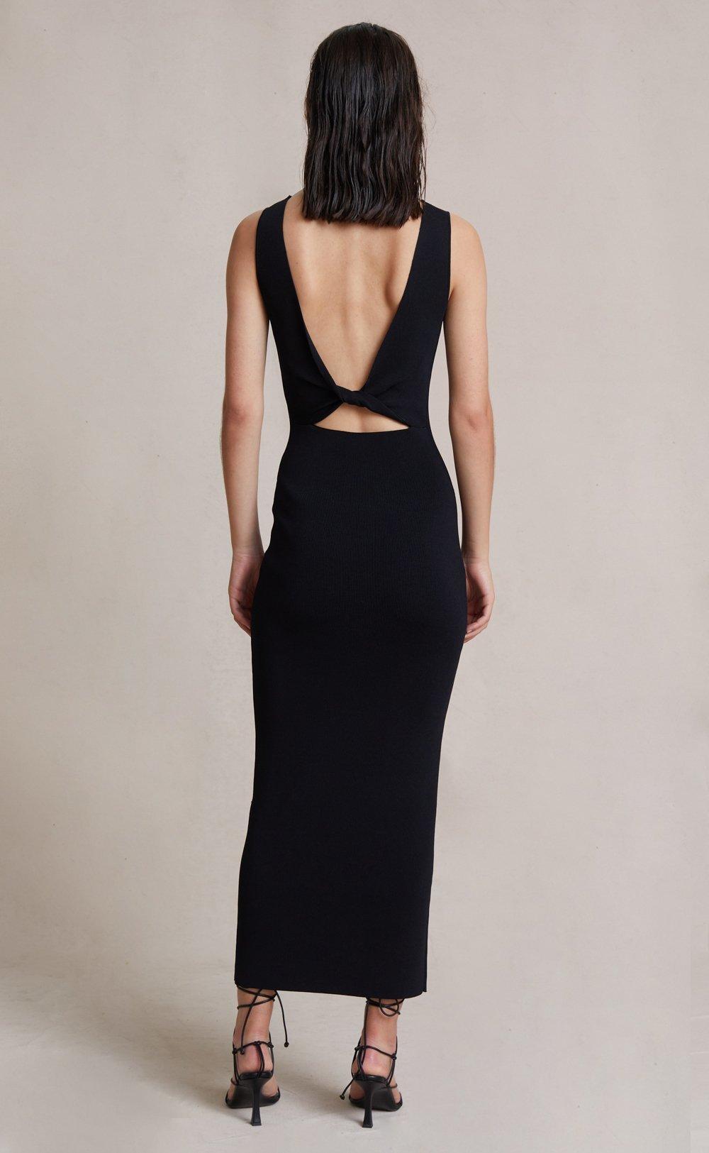 Bec & Bridge Sorbet Summer Midi Dress Black Size 8 photo 2