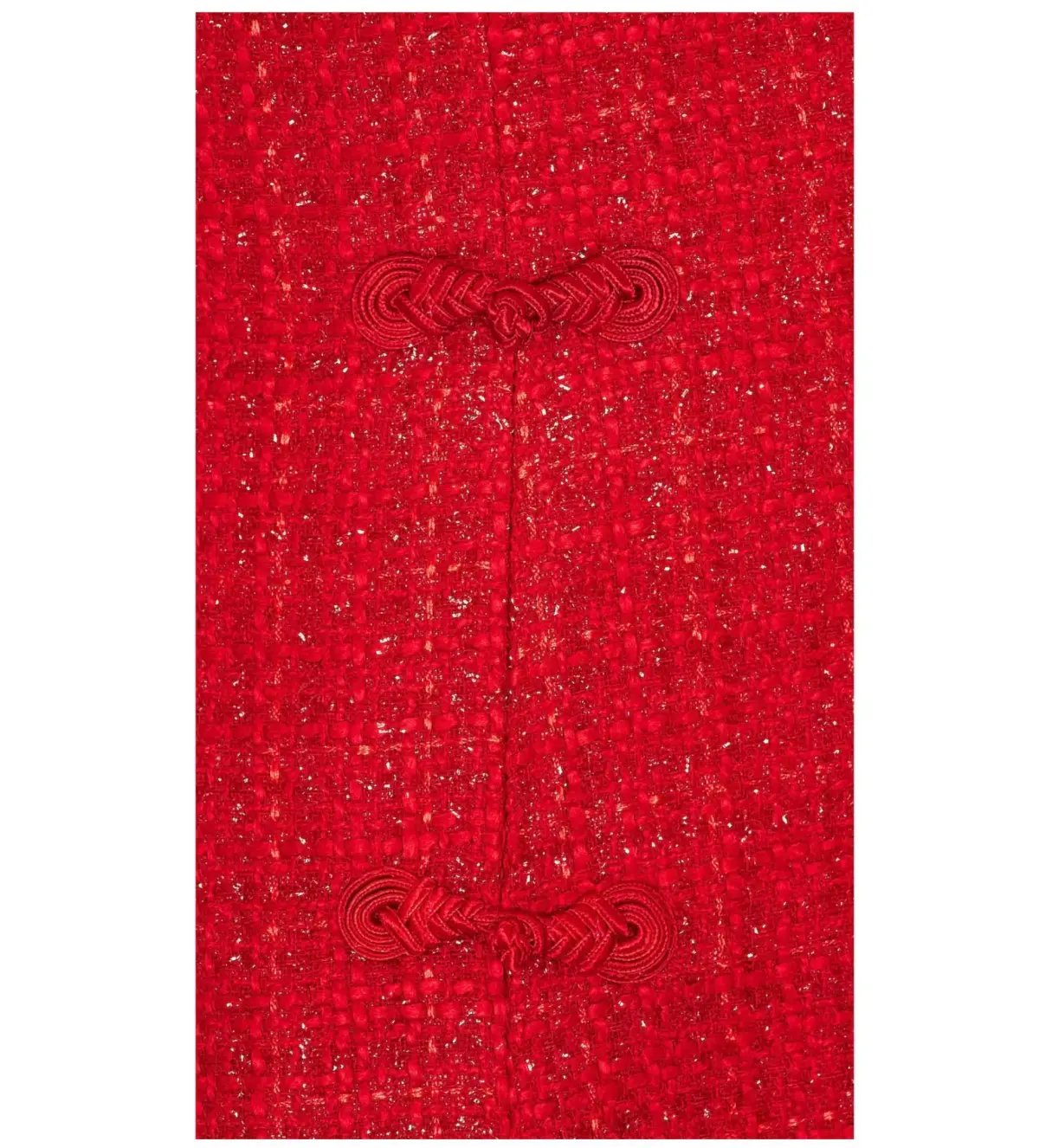 Sau Lee Natasha Tweed Mini Dress in Red Size 8 photo 5