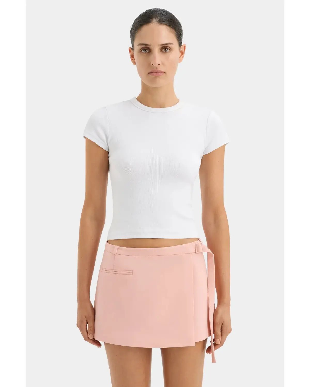 Sir The Label Dario Mini Skirt Pink Size 0 / AU 6 photo 2