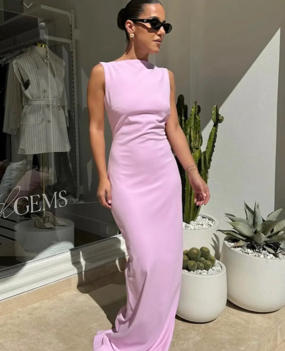 Effie Kats Verona Gown In Taffy Pink Size S/Au 8 photo 8