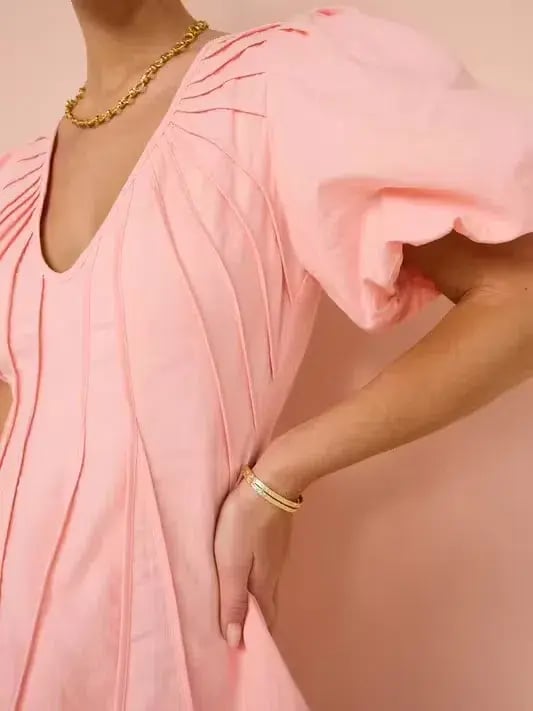 By Nicola Sea Loving Mini Dress Rockmelon Pink Size 10 photo 2