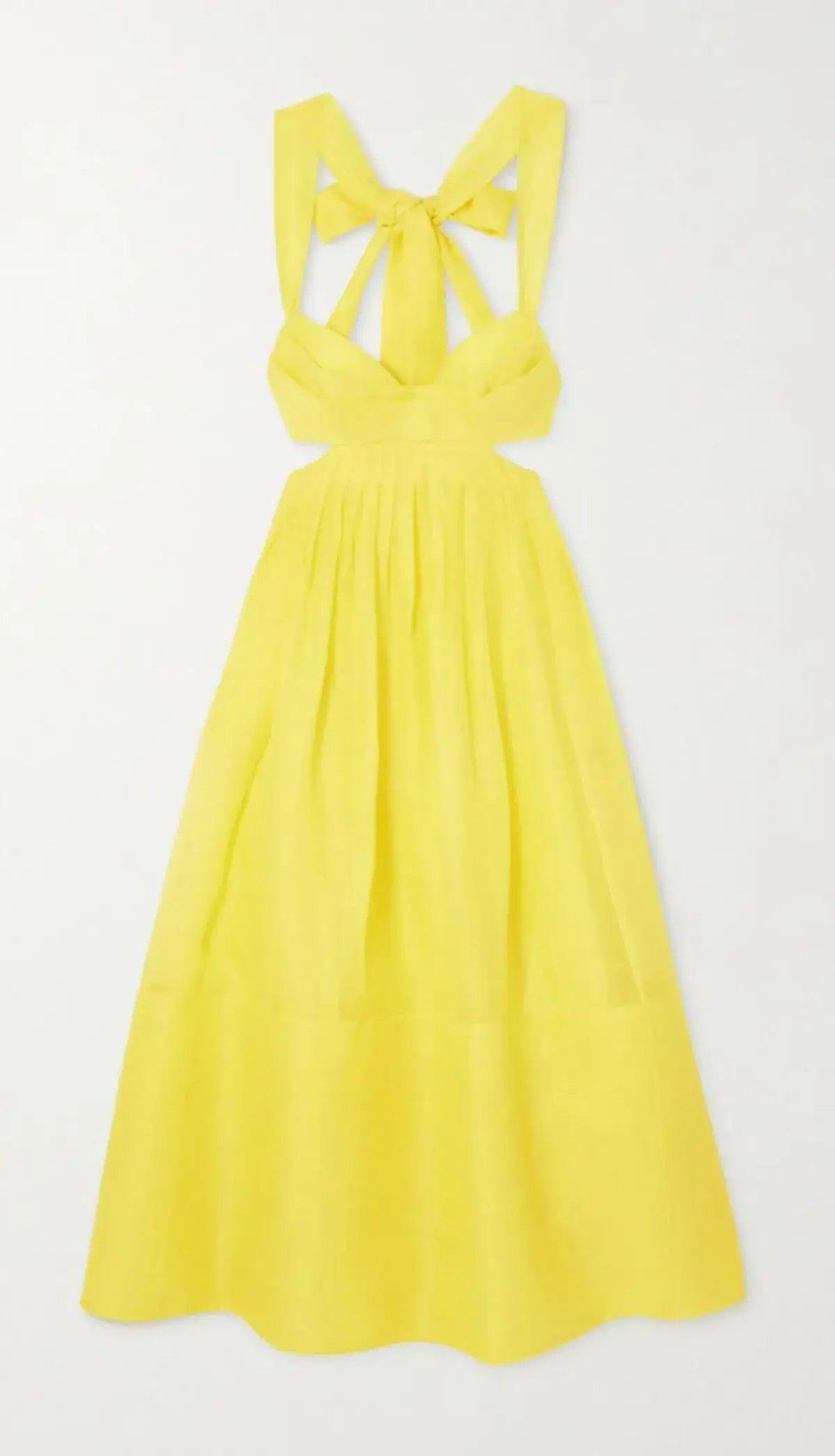 Zimmermann Botanica Bralette Gown In Sunshine Yellow Size 1 / AU 10 photo 3