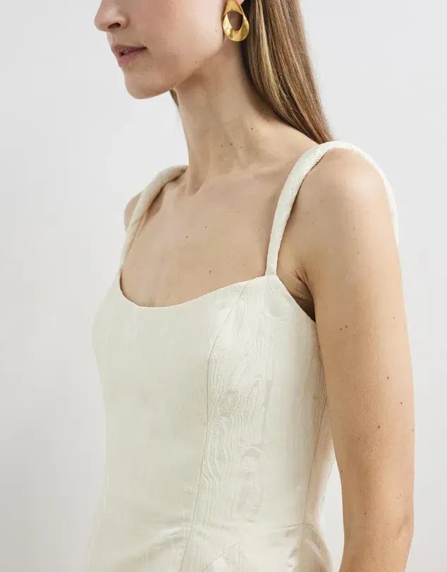 Camilla And Marc Malla Mini Dress Cream Size 8 photo 4