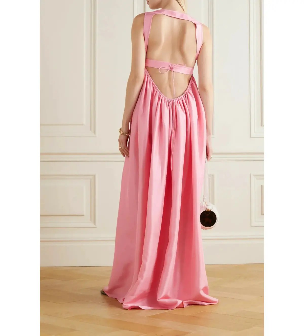 Oroton Strappy Sundress Pink Size 8 photo 3