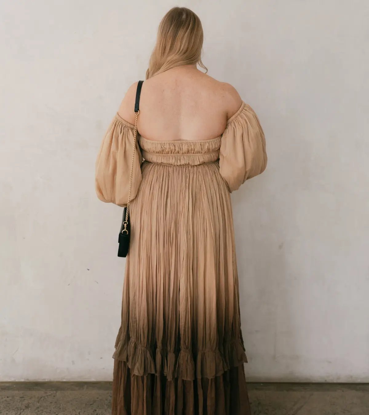 Rooh Collective Poppy Ombre Maxi Dress Brown Multi Size L / AU 12 photo 4