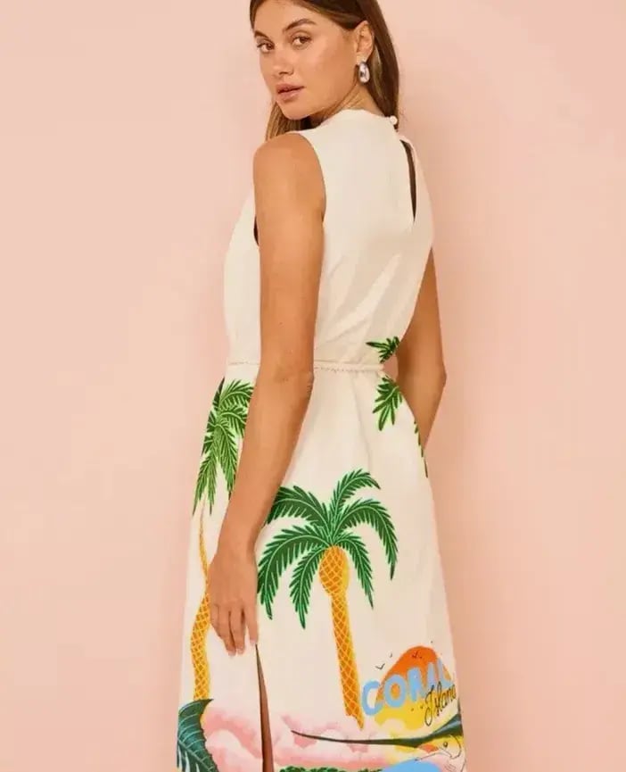 Alemais Samaki Midi Maxi Dress Size 14 photo 8