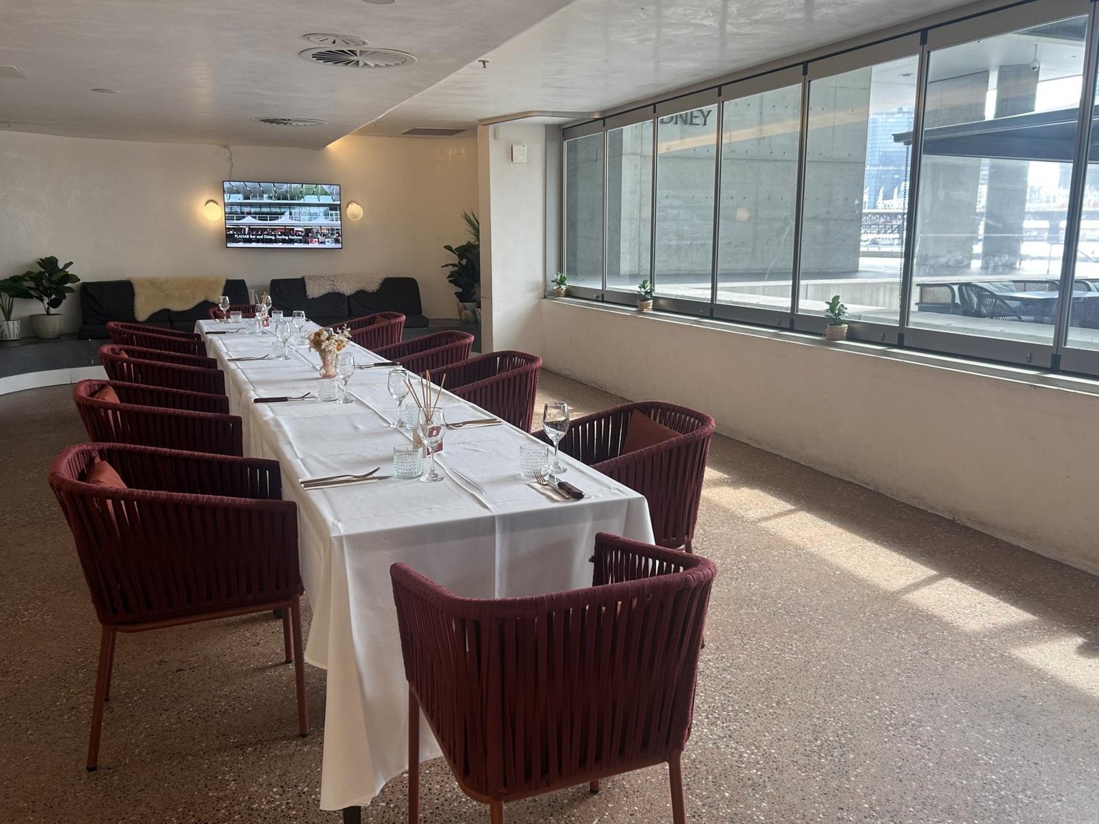Indoor TV Room at Planar Restaurant photo 4