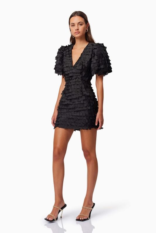 ELLIATT HAILEY MINI DRESS - BLACK photo 2