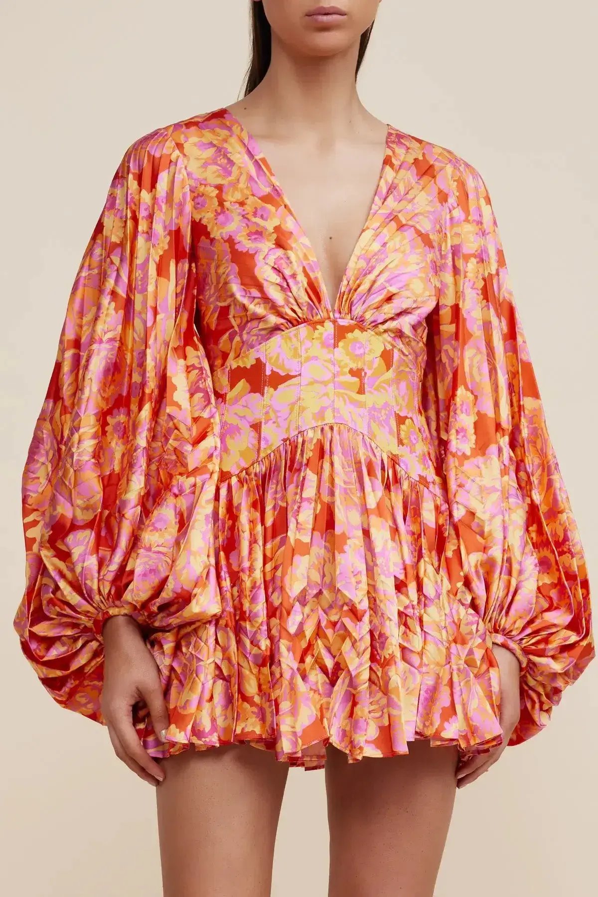 Acler Marion Mini Dress in Summer Bloom Size 10 photo 2