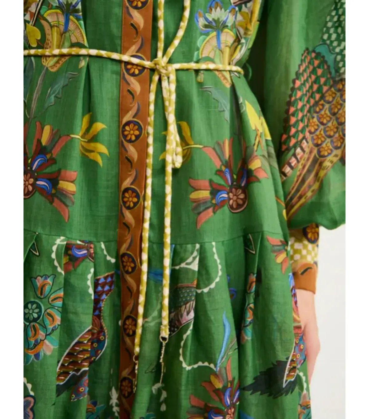 Alemais Birdie Shirtdress Jade Green Size AU 14 photo 5