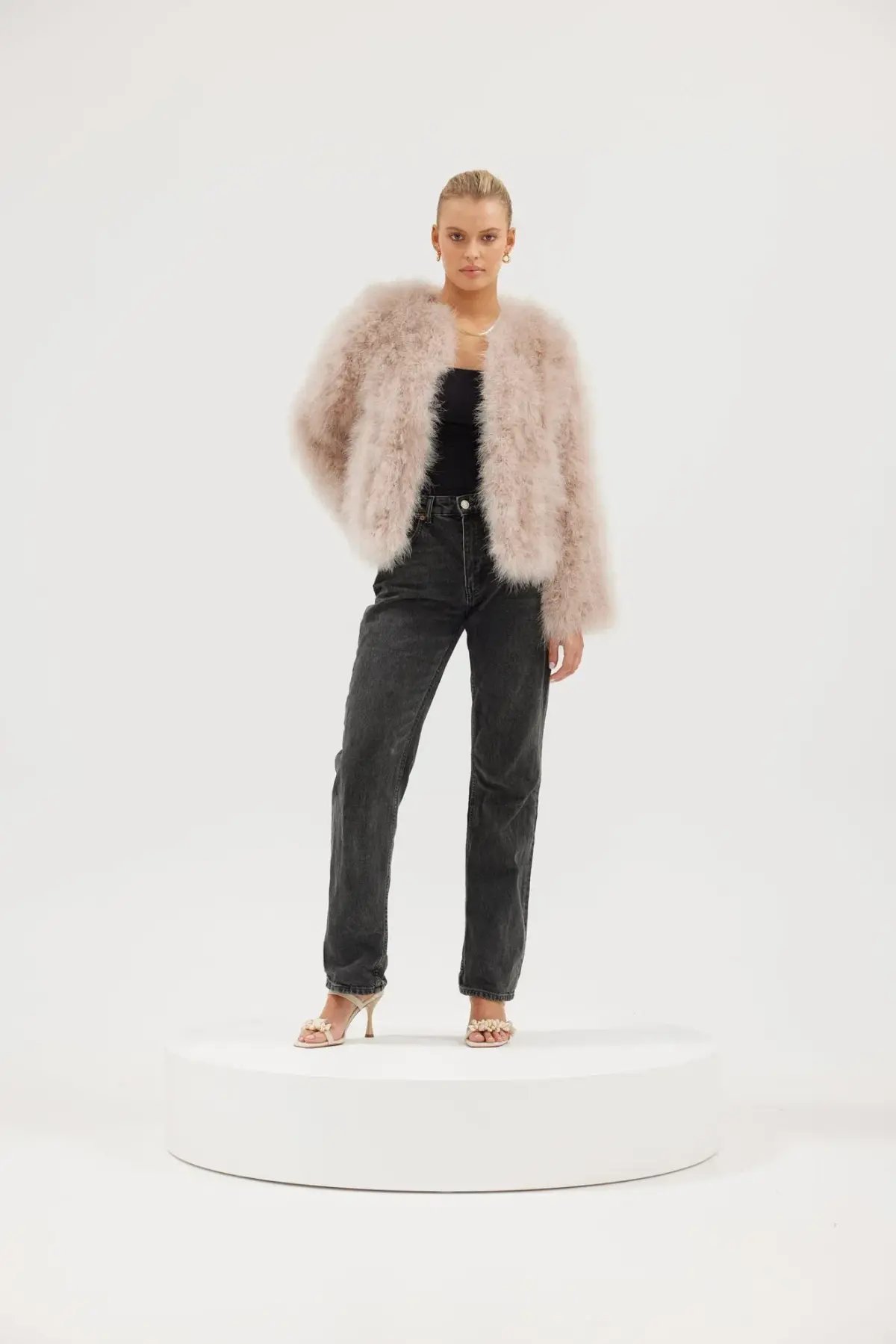 Bubish Luxe Scarlett Jacket Blush Size 8 photo 2