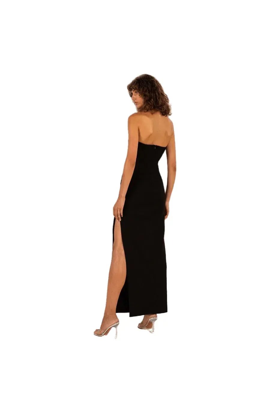 MISHA Ethil Cutout Jersey Dress Black Size 8/S photo 2