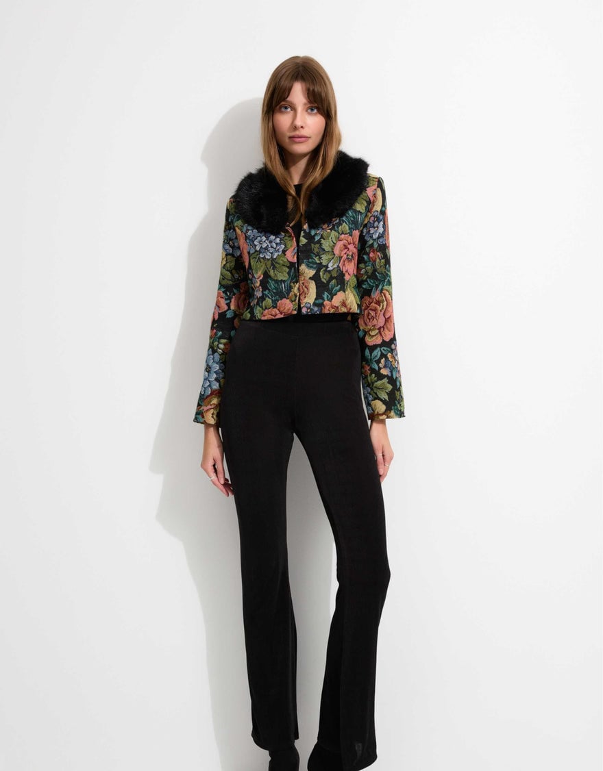 Unreal Fur Monarch Cropped Jacket photo 4
