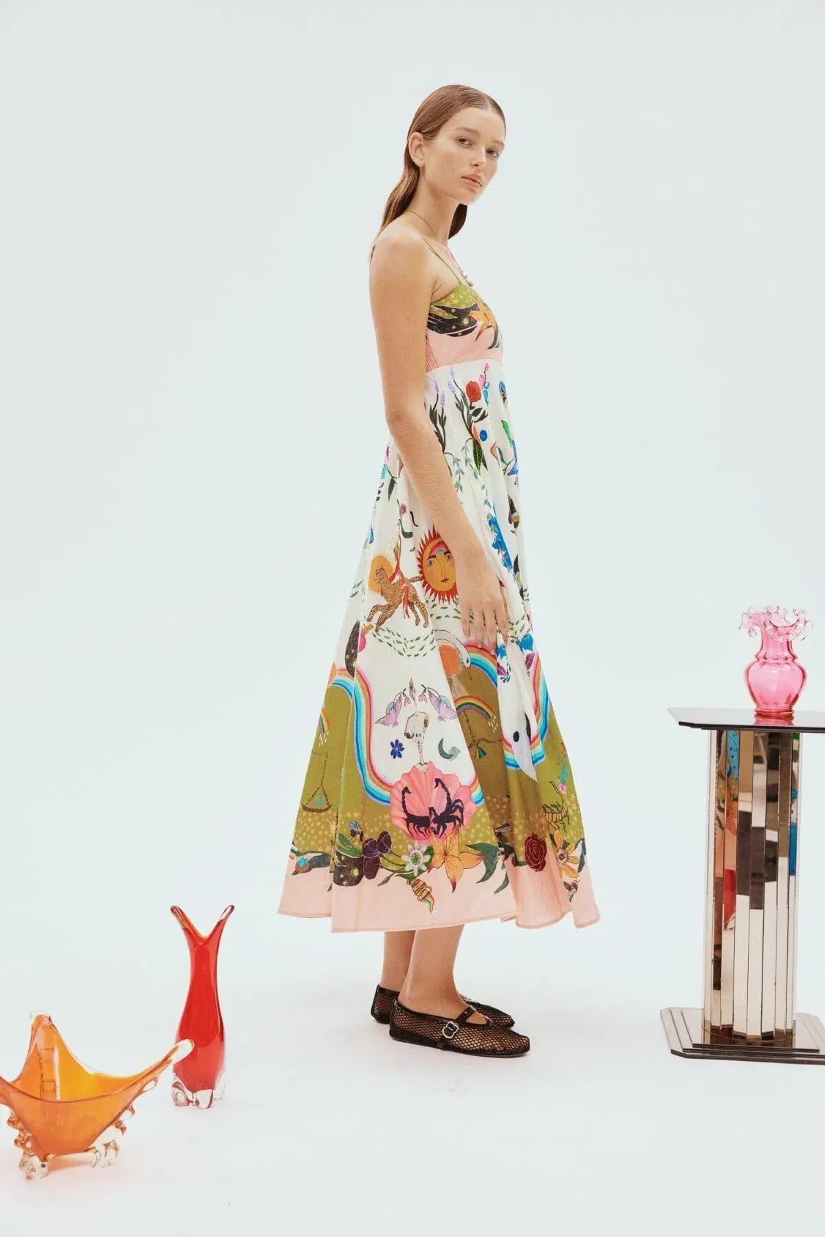 Alemais Evergreen Sundress Multi Print Size 10 photo 2