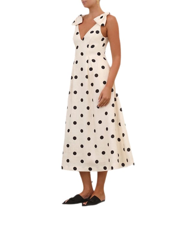 Zimmermann Crush V Neck Midi Dress photo 3