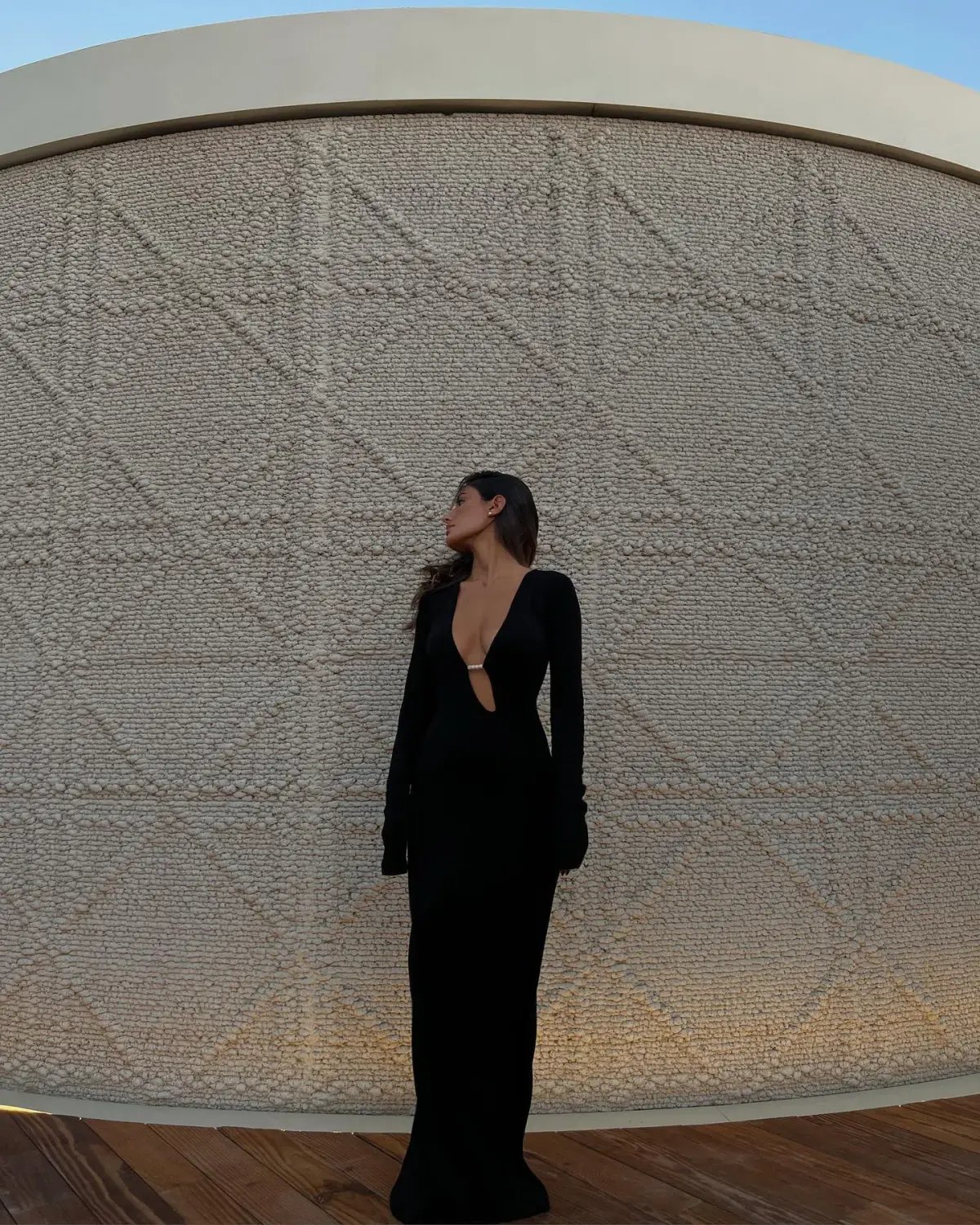 Sir the Label Kinetic Beaded Long Sleeve Maxi Dress Black Size 0 / AU 6 photo 6