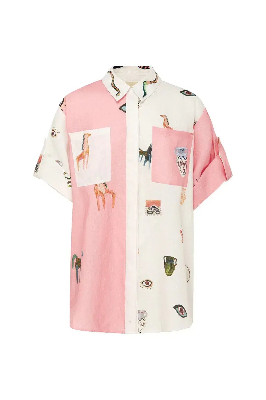 Alemais Cleo Shirt Pink Size AU 12 photo 4