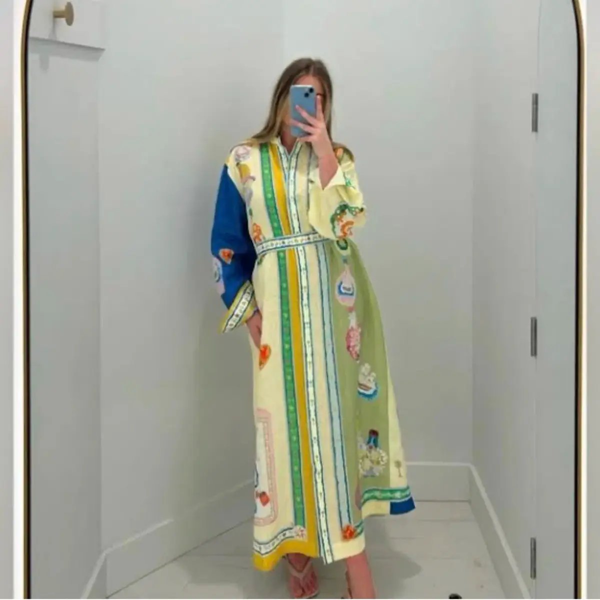 Alemais Elixir Shirt Dress Multi Size AU 12 photo 2