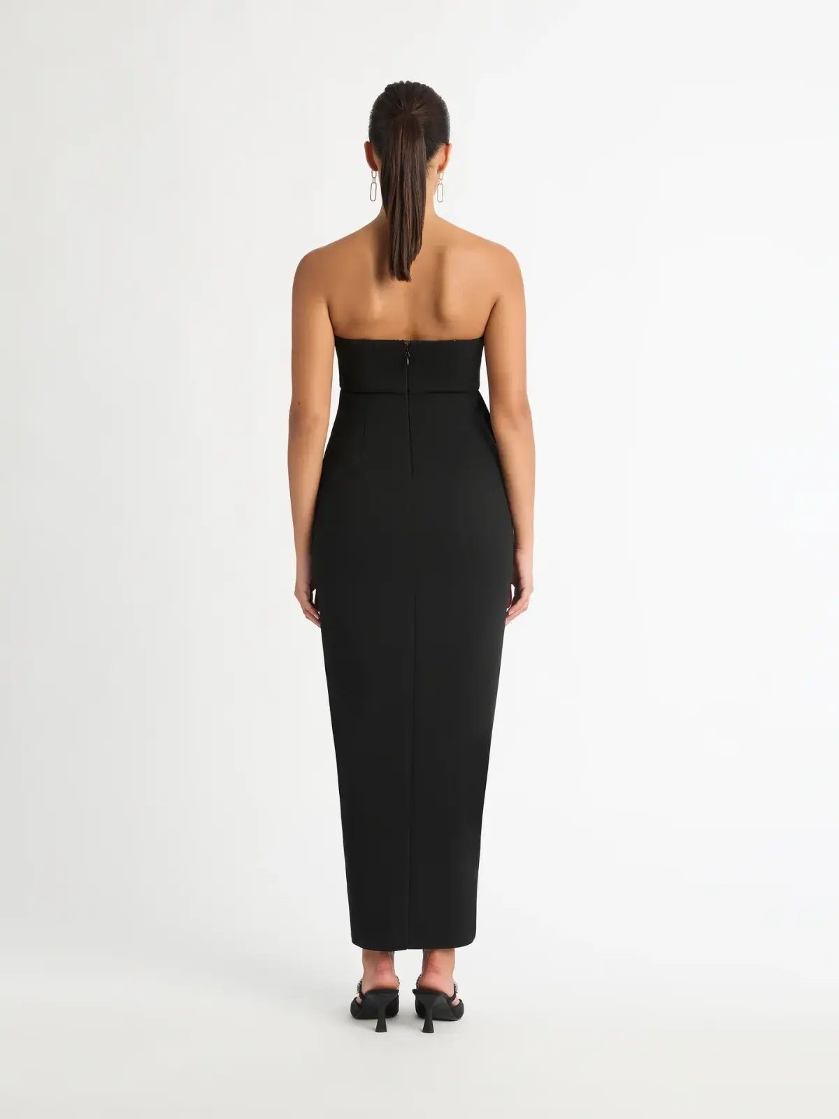 Sheike Origami Dress Black Size 16 photo 3