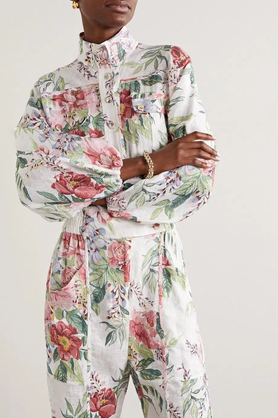 Zimmermann Bellitude Floral-print Jumpsuit Floral Size 0/AU 8 photo 2