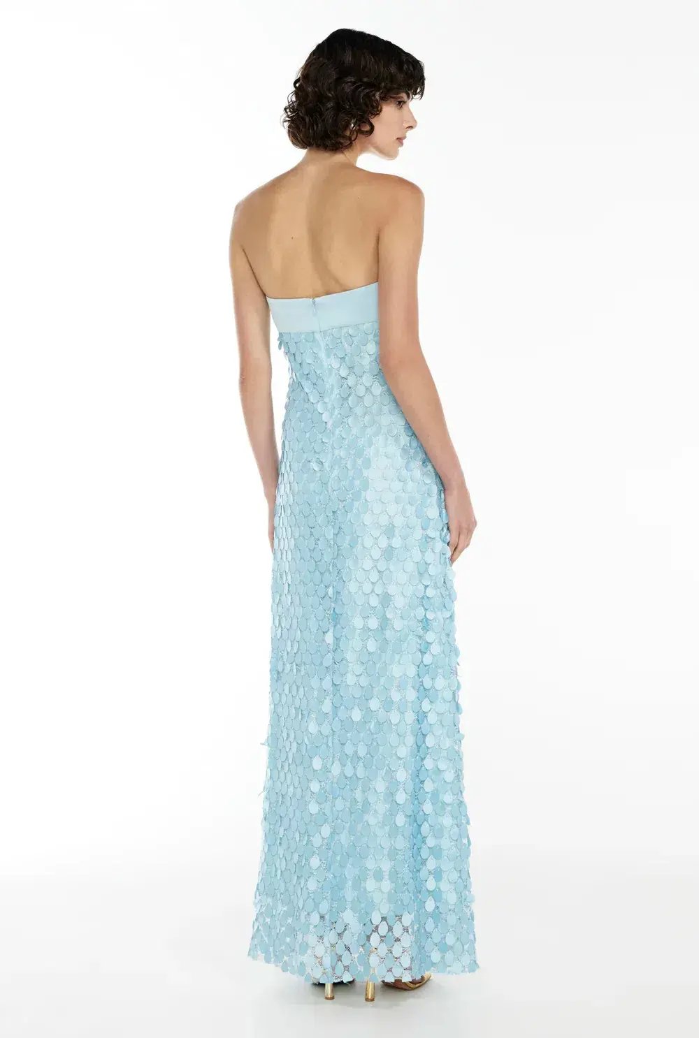 Manning Cartell Supreme Extreme Balconette Maxi Dress Aqua Spritz Size 10 photo 4