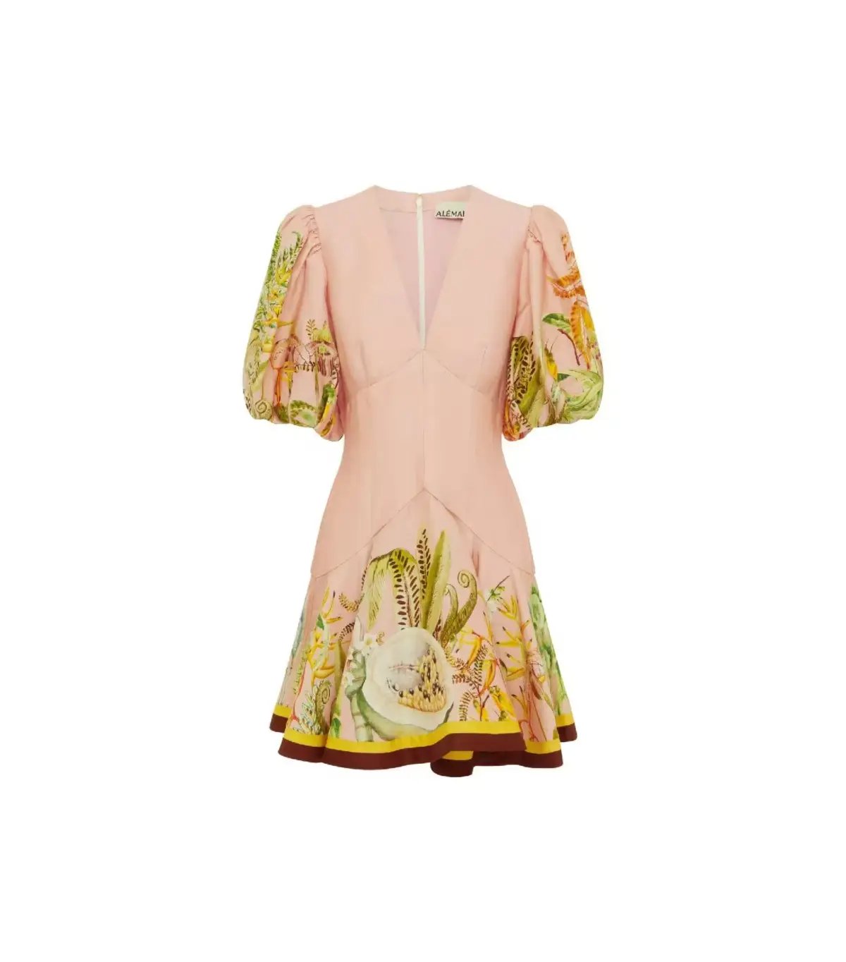 Alemais Papaya Mini Dress Blush Size AU 8 photo 5