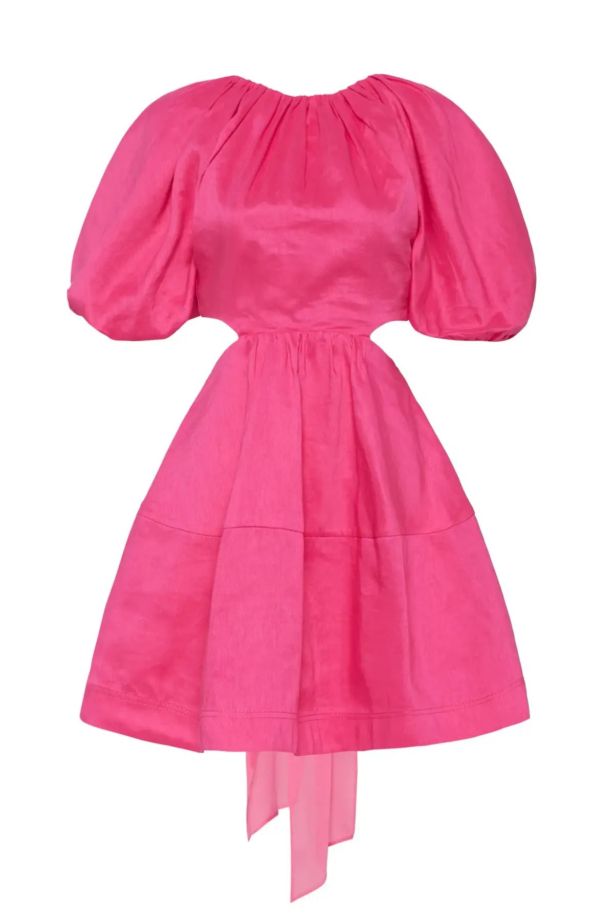 Aje Admiration Lace Up Mini Dress Pink Size AU 12 photo 3