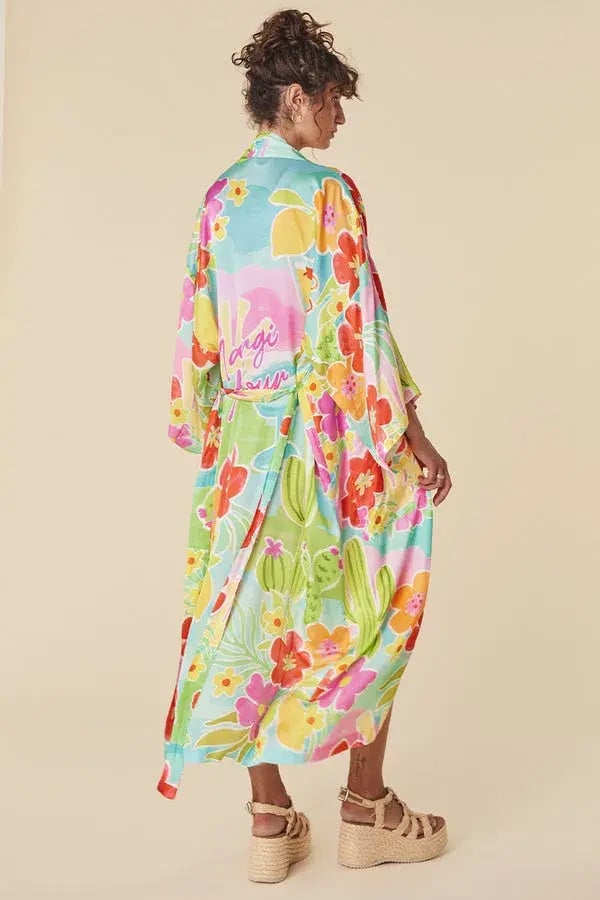 Spell Margie Hour Maxi Robe in Tutti Fruiti One Size photo 3