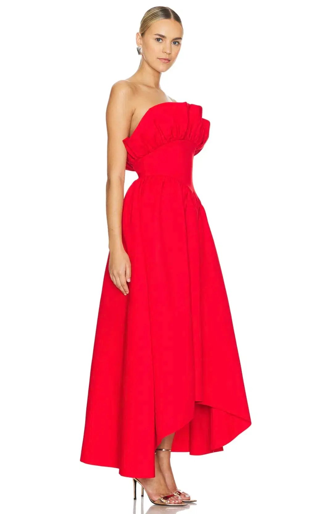 Elliatt Laurel Sleeveless Maxi Dress in Red M / AU 10 photo 4