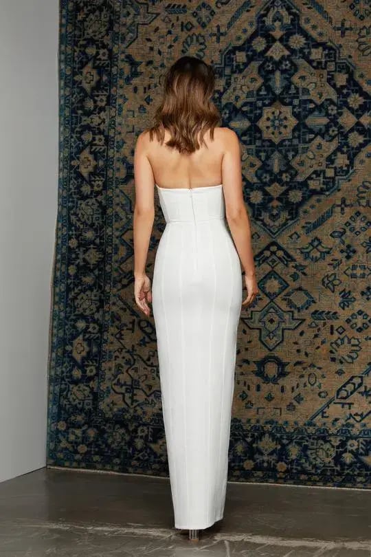 Lexi Leyla Dress White Size 8 photo 4