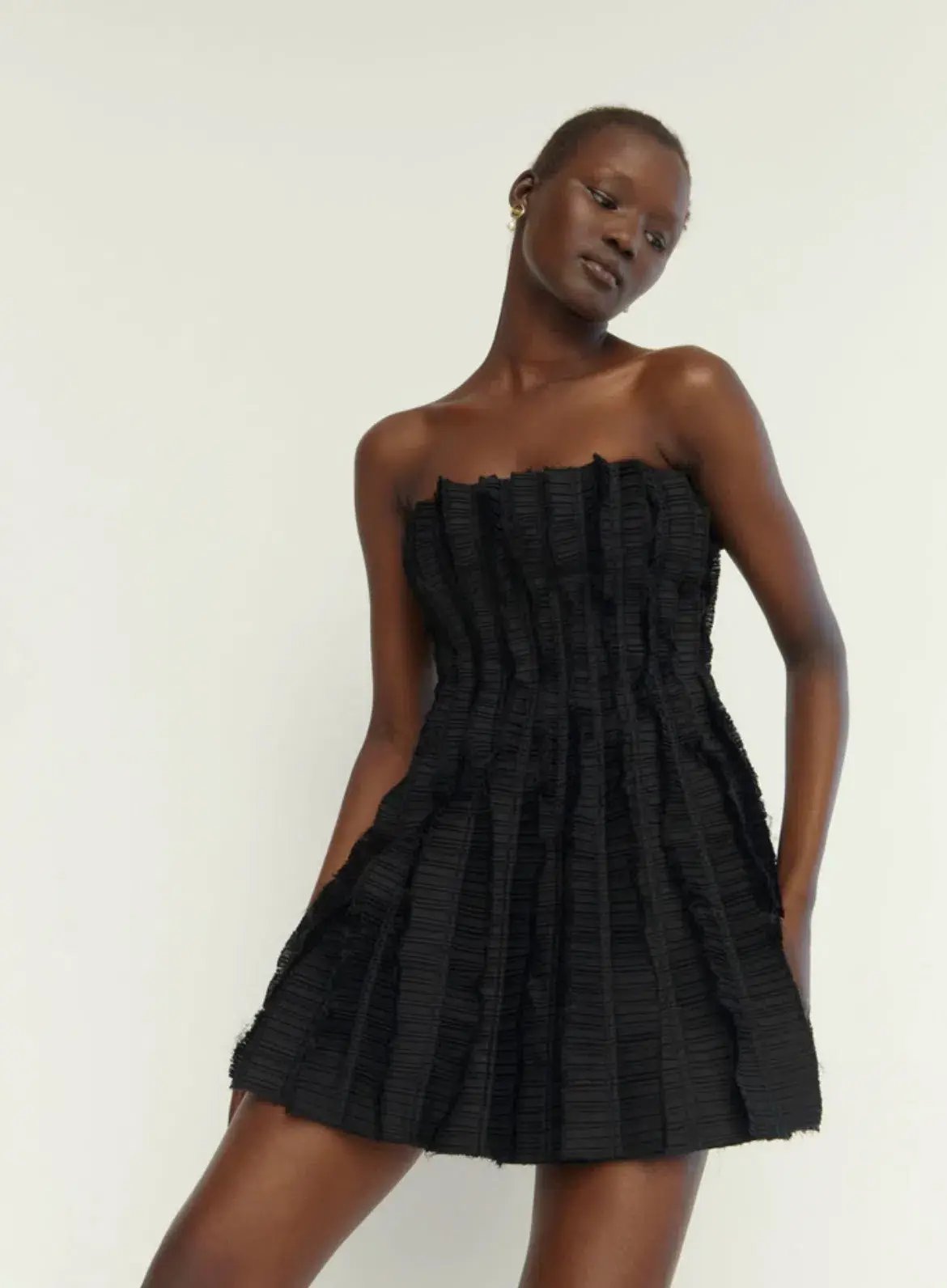Aje Hybrid Sleeveless Mini Dress Black Size 12 photo 3