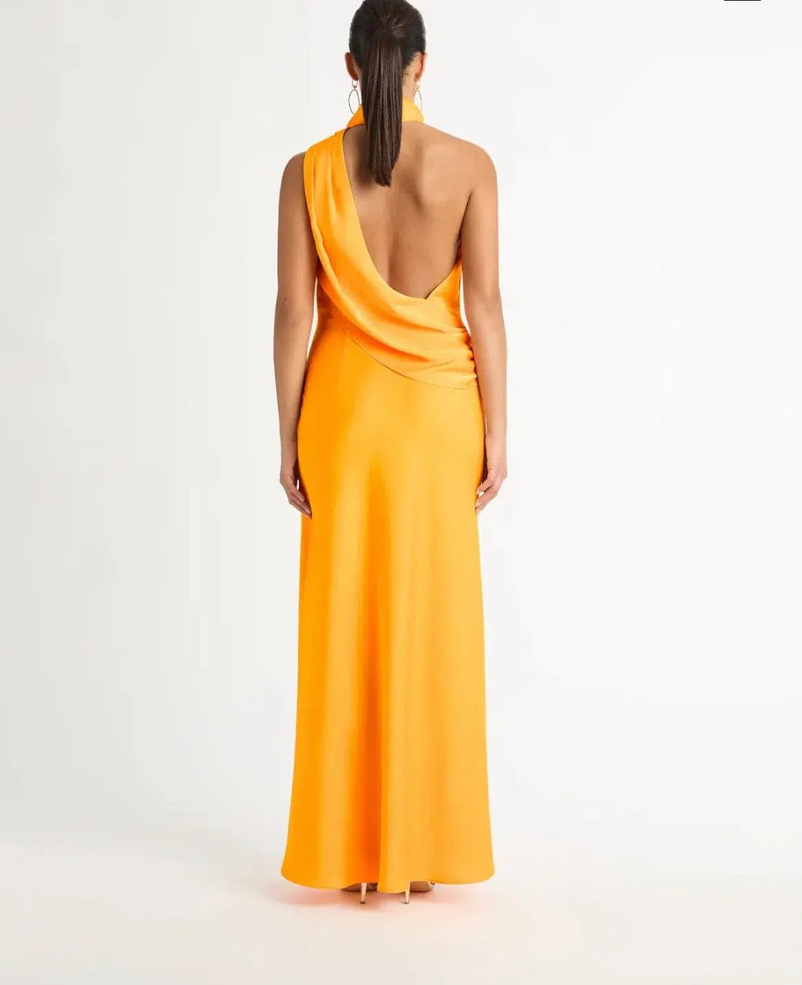 Sheike Venus Maxi Dress Orange/Yellow Size 12 photo 2