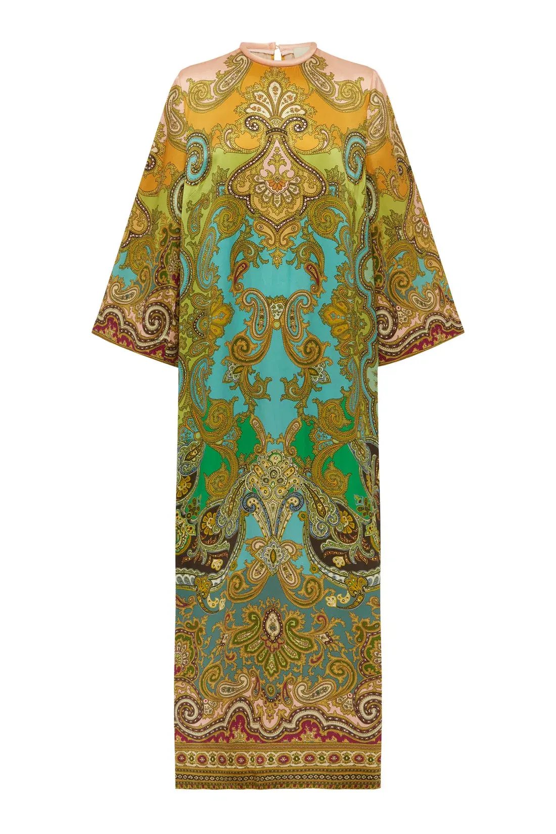 Alemais Clemenza Silk Midi Dress Multi Size 6 photo 2